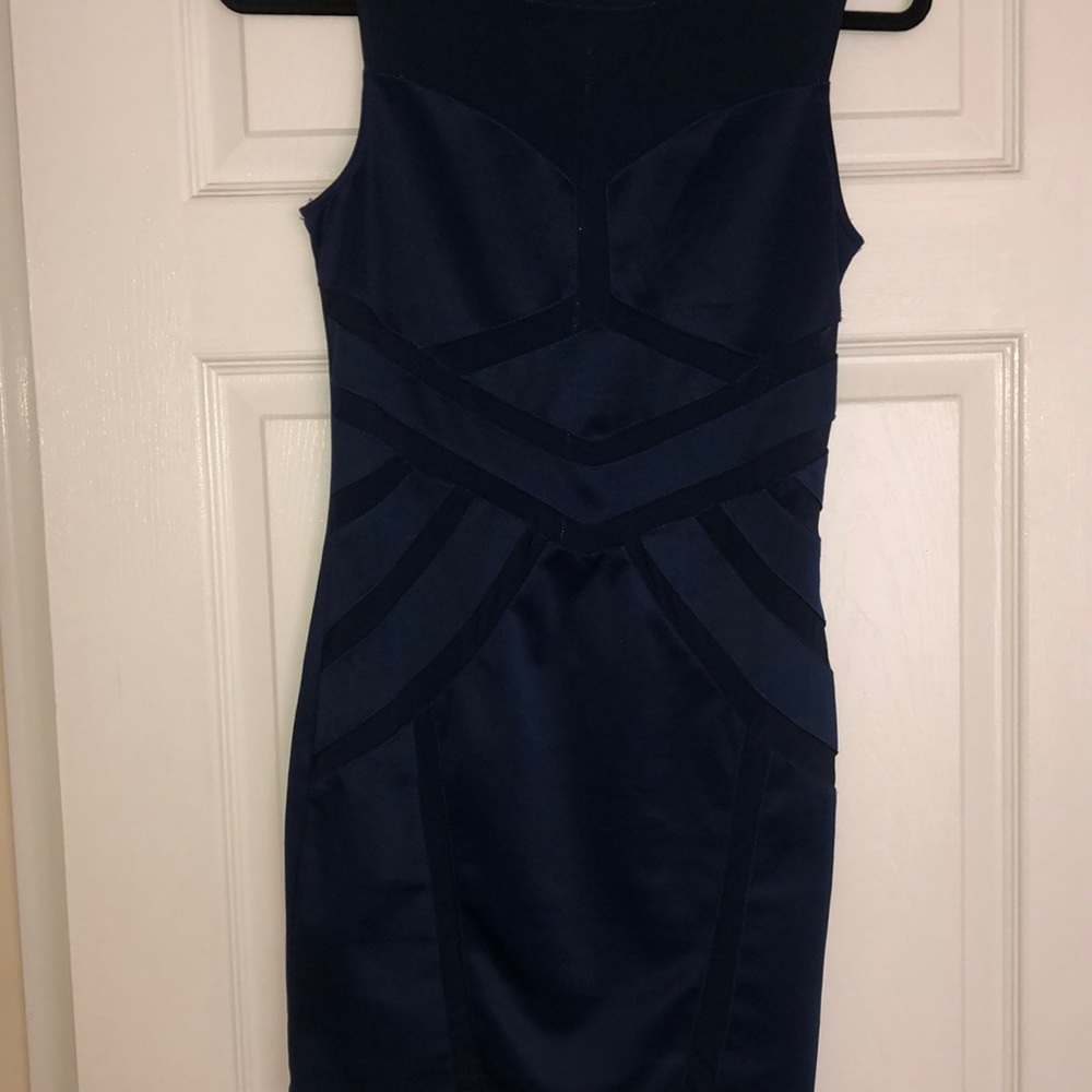 Navy blue homecoming dress